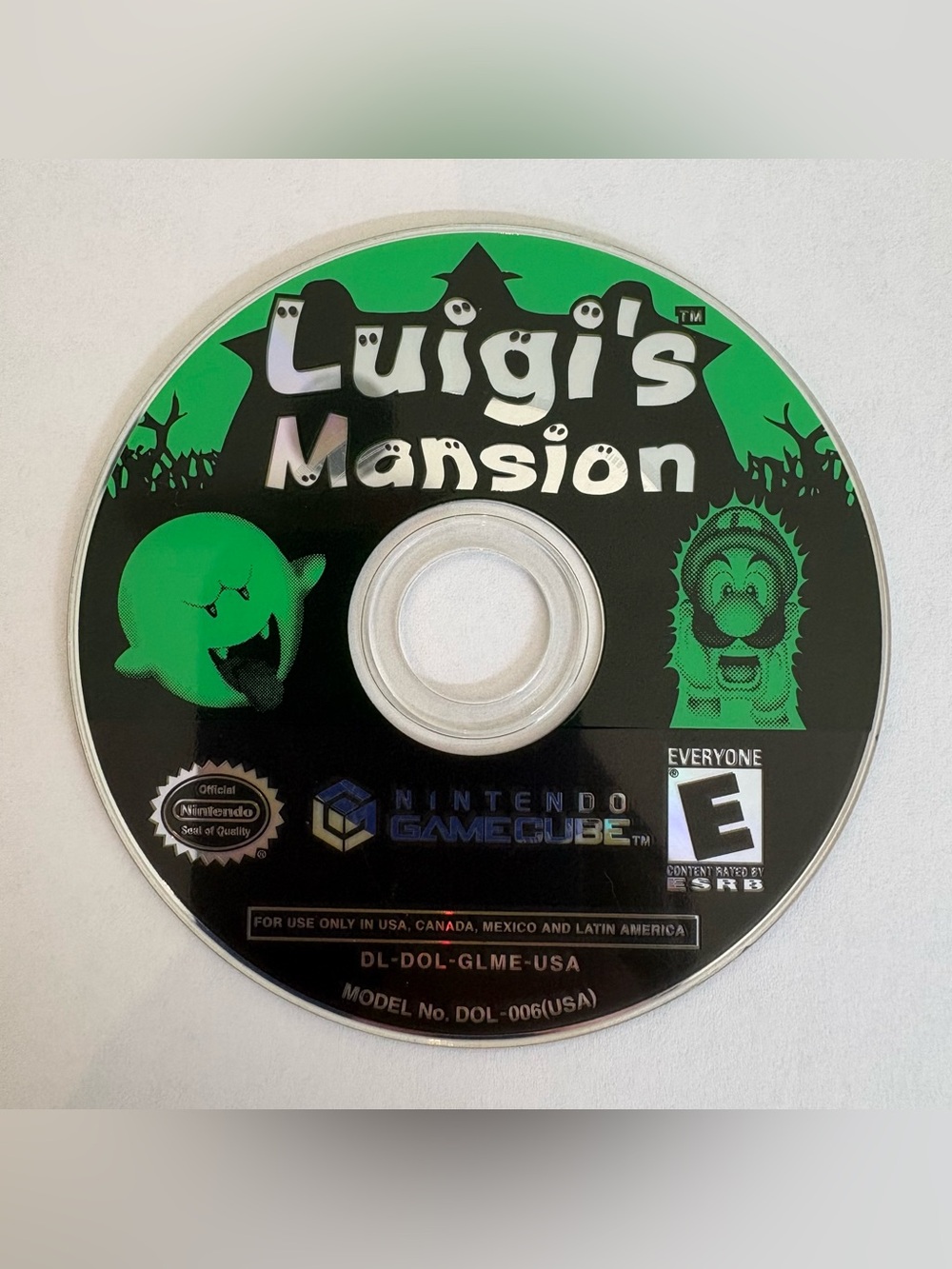 Luigi's Mansion (Nintendo GameCube, 2001) - Disc Only - Tested & Works